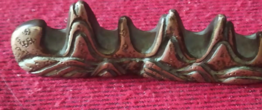 古玩銅器筆架真品鑒賞圖