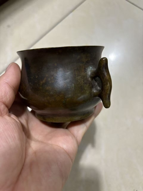 古玩銅器銅爐真品鑒賞圖