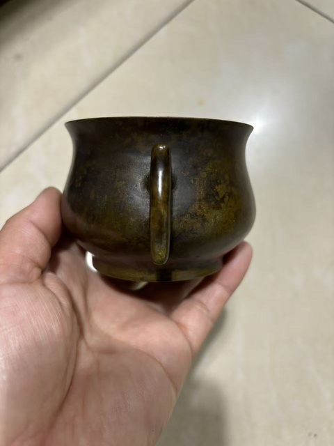 古玩銅器銅爐真品鑒賞圖
