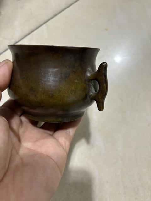 古玩銅器銅爐真品鑒賞圖