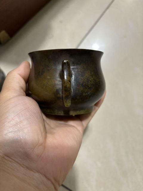 古玩銅器銅爐真品鑒賞圖