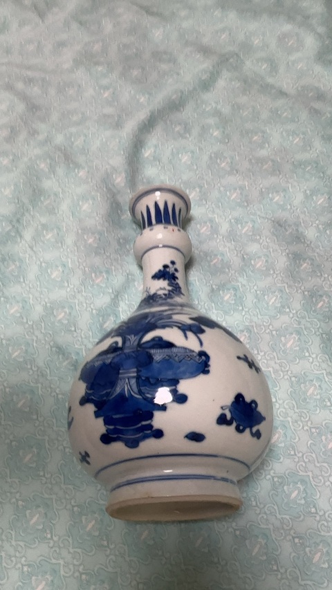 古玩陶瓷青花瓶真品鑒賞圖