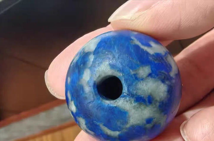 古玩玉器玉石帽頂真品鑒賞圖