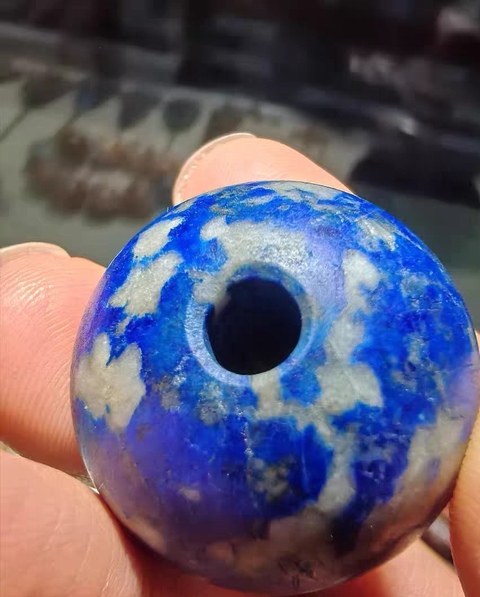 古玩玉器玉石帽頂真品鑒賞圖