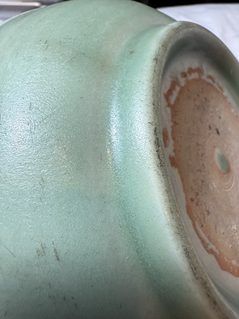 古玩陶瓷龍泉窯青釉盤真品鑒賞圖