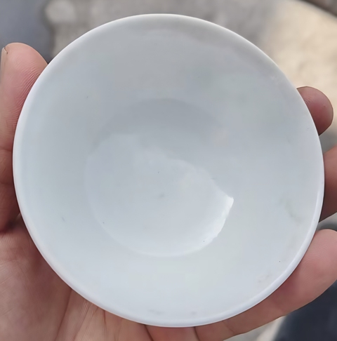 古玩陶瓷民國細路?軋道開光四季花卉紋茶圓一對拍賣，當前價格3800元