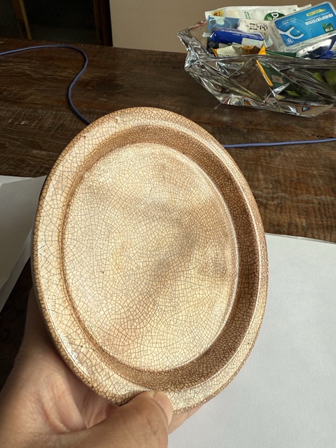 古玩陶瓷民國至創匯期漳州窯茶盤真品鑒賞圖