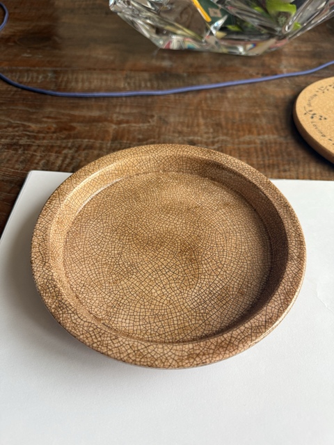 古玩陶瓷民國至創匯期漳州窯茶盤真品鑒賞圖