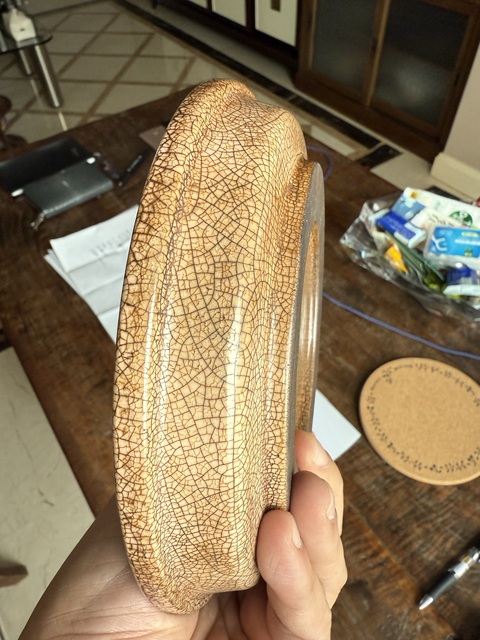 古玩陶瓷民國至創匯期漳州窯茶盤真品鑒賞圖