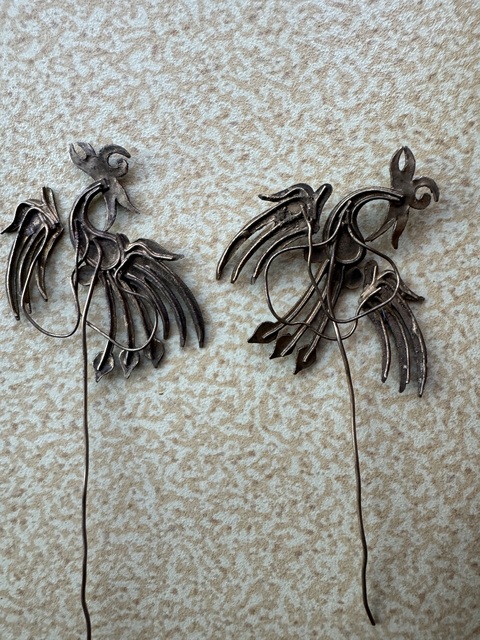 古玩雜項點翠發簪真品鑒賞圖