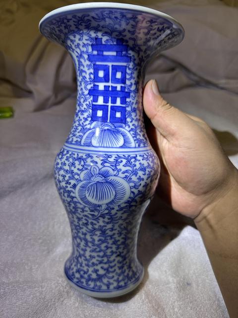 古玩陶瓷青花鳳尾尊真品鑒賞圖