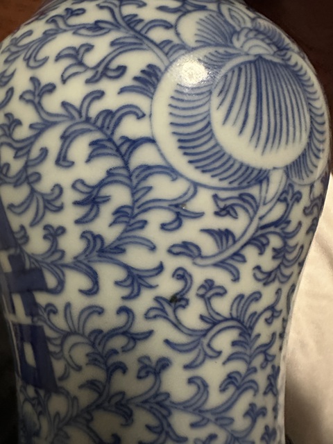 古玩陶瓷青花鳳尾尊真品鑒賞圖
