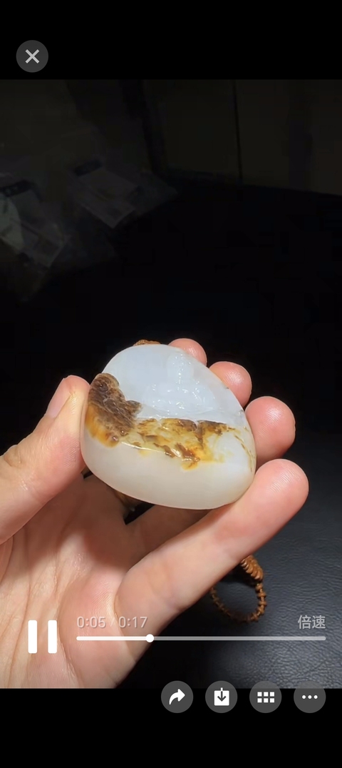 古玩玉器籽料觀音真品鑒賞圖