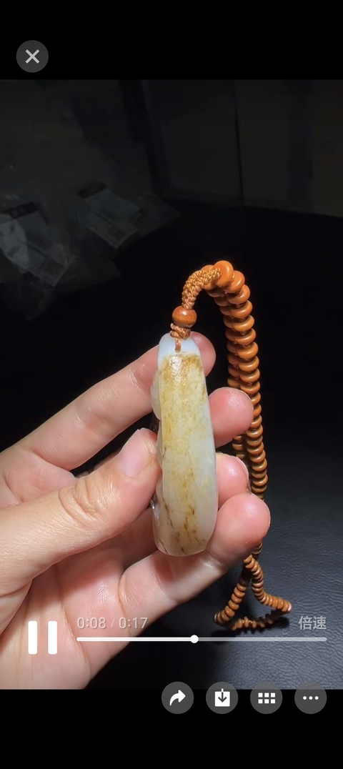古玩玉器籽料觀音真品鑒賞圖