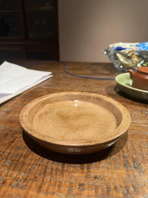 古玩陶瓷清晚期漳州窯淺盤真品鑒賞圖