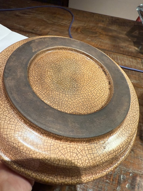 古玩陶瓷清晚期漳州窯淺盤真品鑒賞圖