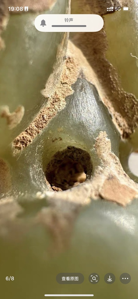 古玩玉器做舊仿“紅山文化”玉神人真品鑒賞圖