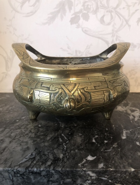 古玩銅器爐子真品鑒賞圖