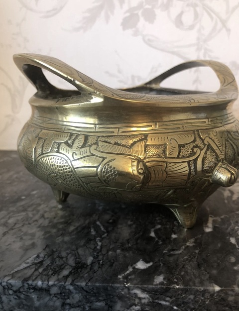 古玩銅器爐子真品鑒賞圖