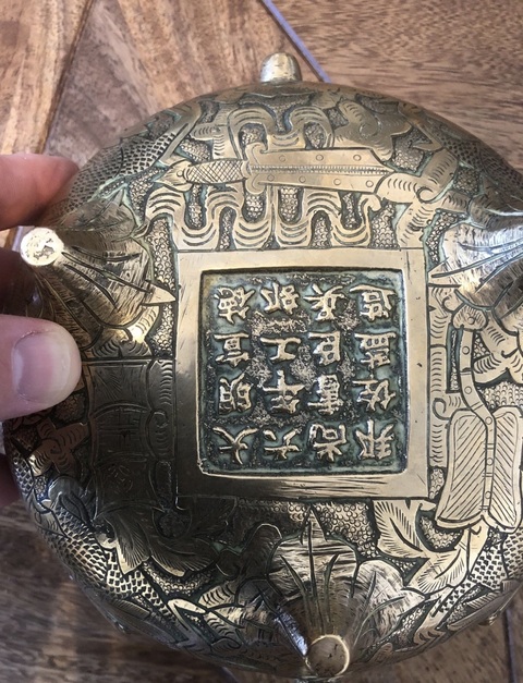 古玩銅器爐子真品鑒賞圖
