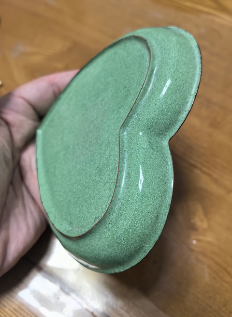 古玩陶瓷民國 銅胎畫琺瑯愛心盤真品鑒賞圖