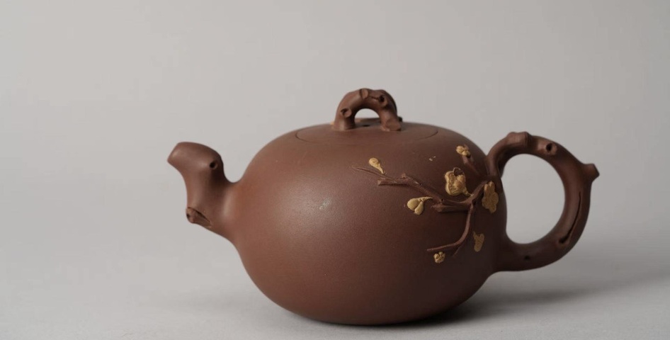古玩雜項(xiàng)梅花圓珠壺真品鑒賞圖