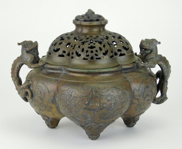 古玩銅器銅爐真品鑒賞圖