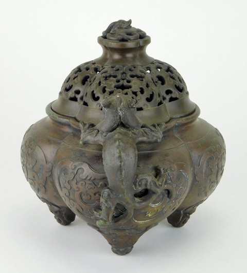 古玩銅器銅爐真品鑒賞圖