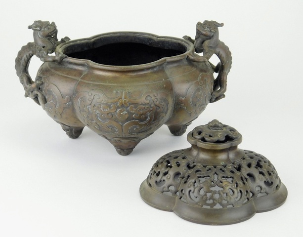 古玩銅器銅爐真品鑒賞圖