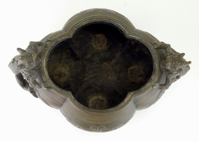 古玩銅器銅爐真品鑒賞圖