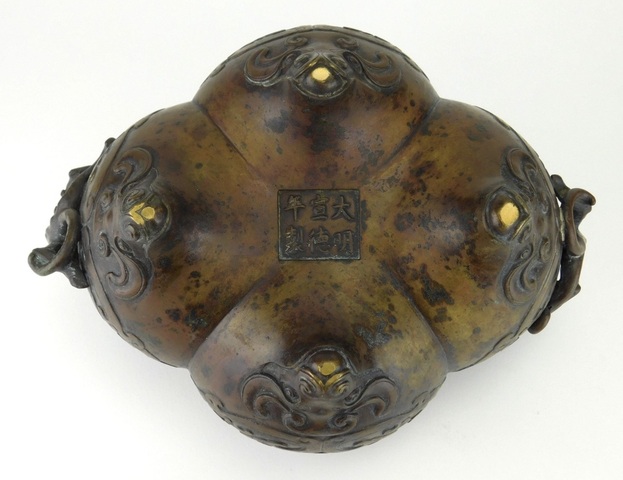 古玩銅器銅爐真品鑒賞圖