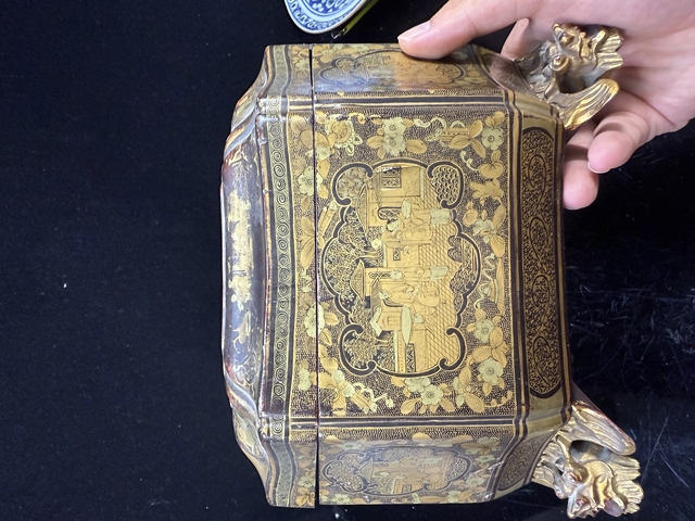 古玩雜項漆匣真品鑒賞圖