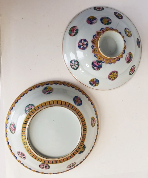 古玩陶瓷粉彩一品鍋真品鑒賞圖