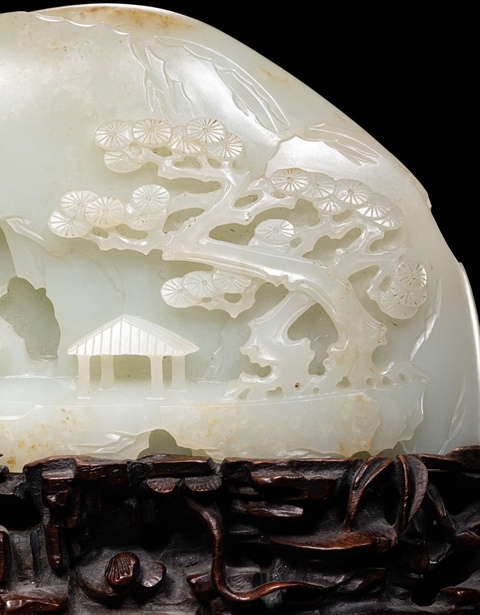 古玩玉器山子真品鑒賞圖