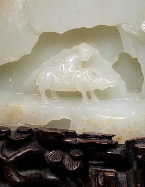 古玩玉器山子真品鑒賞圖