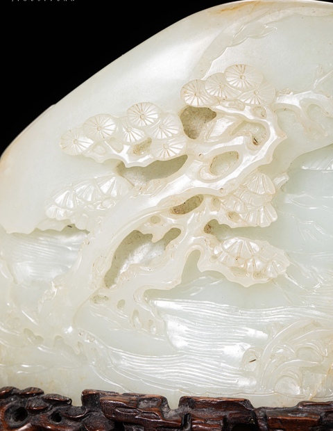 古玩玉器山子真品鑒賞圖