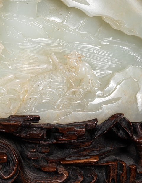 古玩玉器山子真品鑒賞圖