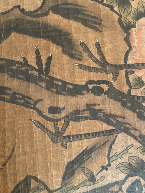 古玩字畫呂紀款真品鑒賞圖