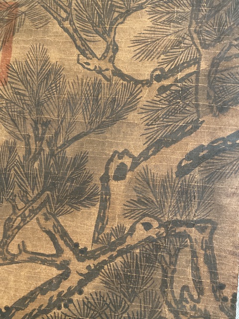 古玩字畫呂紀款真品鑒賞圖