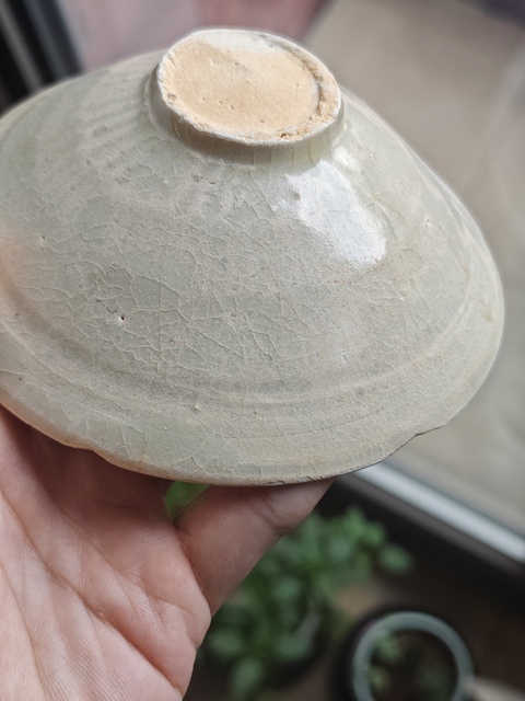 古玩陶瓷青白釉花口碗真品鑒賞圖