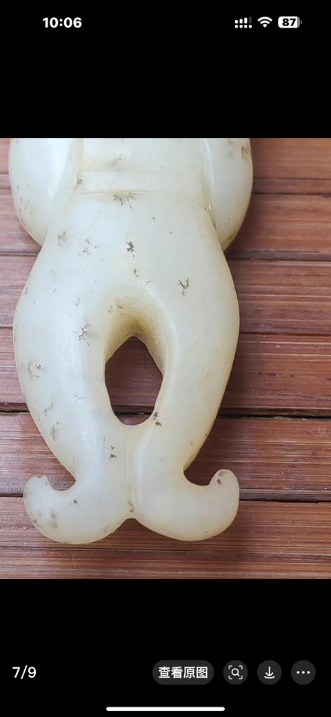 古玩玉器和田玉人真品鑒賞圖