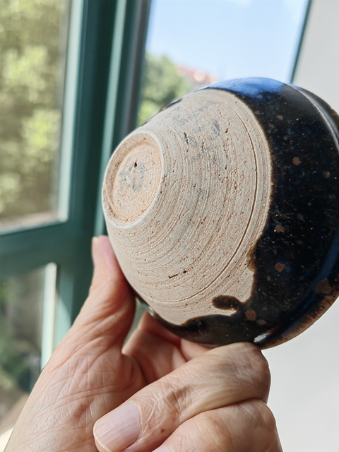 古玩陶瓷贛州窯白覆輪茶盞真品鑒賞圖