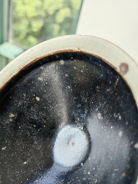 古玩陶瓷贛州窯白覆輪茶盞真品鑒賞圖