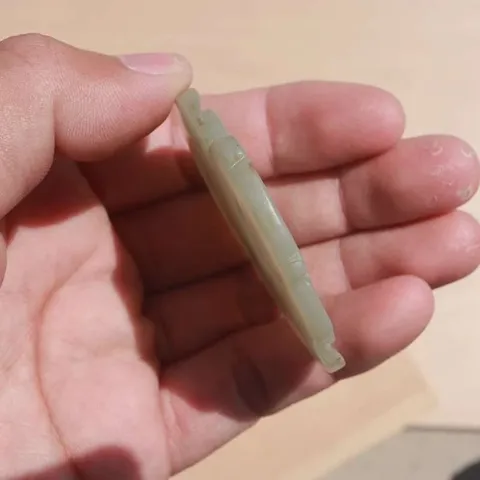 古玩玉器和田玉雕“筆舔”真品鑒賞圖