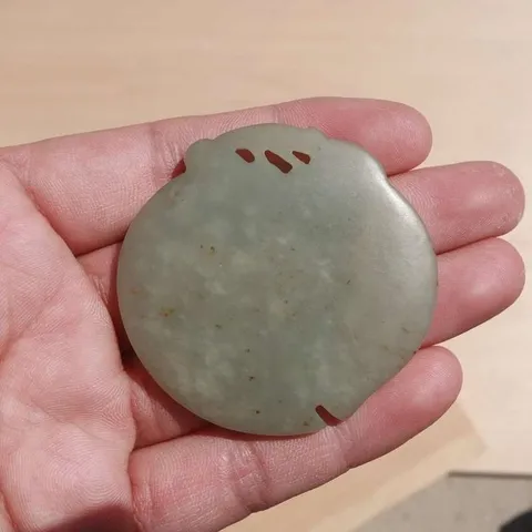 古玩玉器和田玉雕“筆舔”真品鑒賞圖