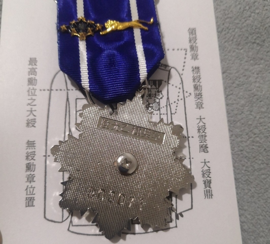 古玩雜項臺灣陸光乙種獎章真品鑒賞圖