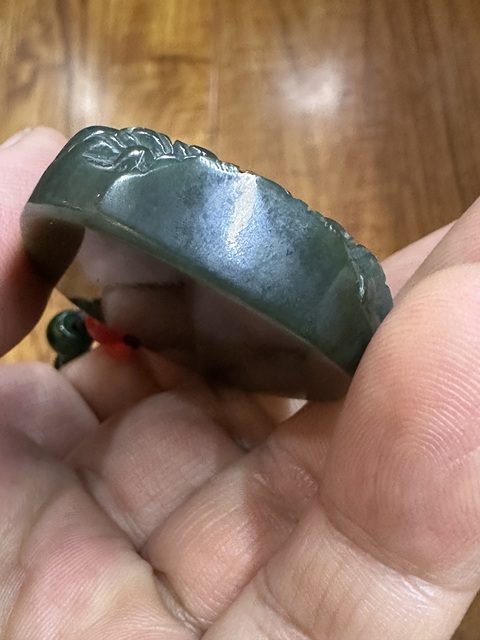 古玩玉器和田玉雕“佛牌”真品鑒賞圖