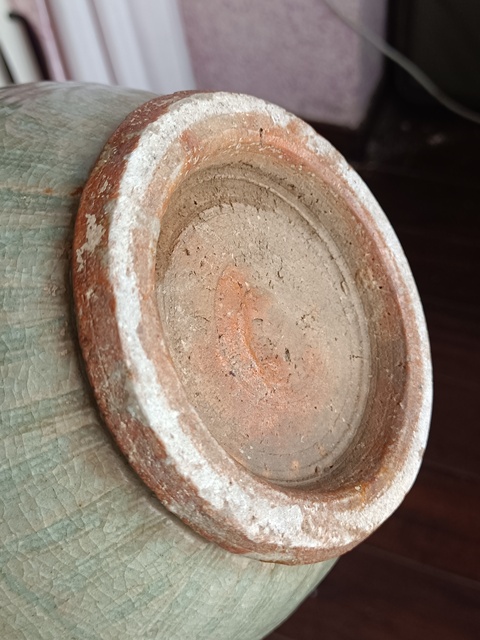 古玩陶瓷【每周放漏拍一件】龍泉青瓷刻網(wǎng)格紋大罐拍賣,當(dāng)前價(jià)格999元