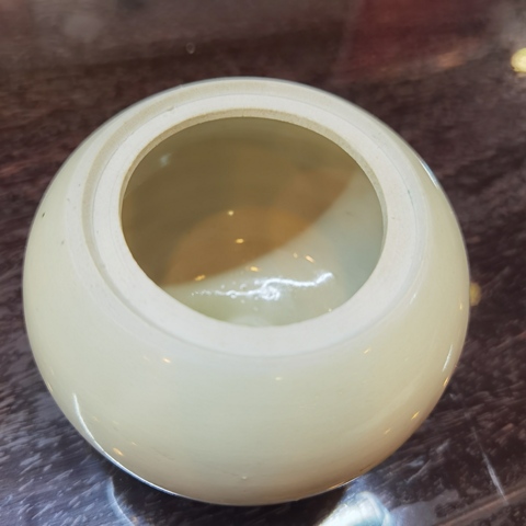 古玩陶瓷定窯白瓷蓋罐真品鑒賞圖