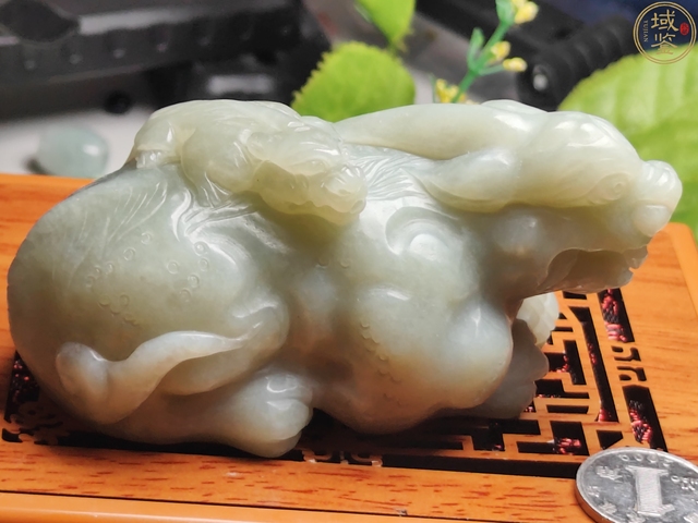 古玩玉器和田玉雕“瑞獸”擺件真品鑒賞圖